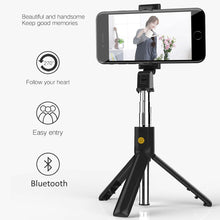 Load image into Gallery viewer, selfie stick tripod, selfie stick stand, iphone selfie stick, selfie stick for gopro, selfie stick with bluetooth, bluetooth for selfie stick